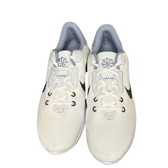 Nike Flex Men’s White and Worn Blue Sneaker New - Picture 2 of 6